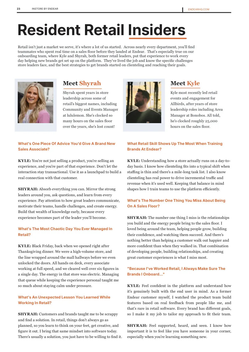 Advice from Kyle and Shyrah. Page 24 of 28.